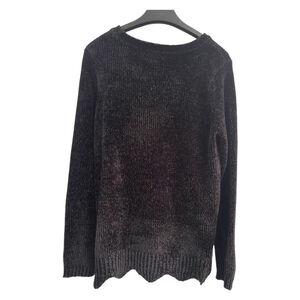 Michael Michael Kors Chenille Sweater, black, Size Women’s Medium